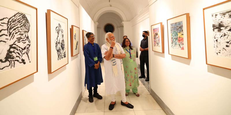 “Four”: An Exhibition Showcasing Paintings and Sculptures by Four Contemporary Artists at Nehru Centre Art Gallery